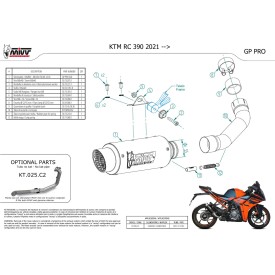 Mivv GPpro Carbon Ktm RC 390 KT.030.L2P