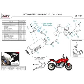 Mivv GPpro Titanium Moto Guzzi V100 MANDELLO M.015.L6P