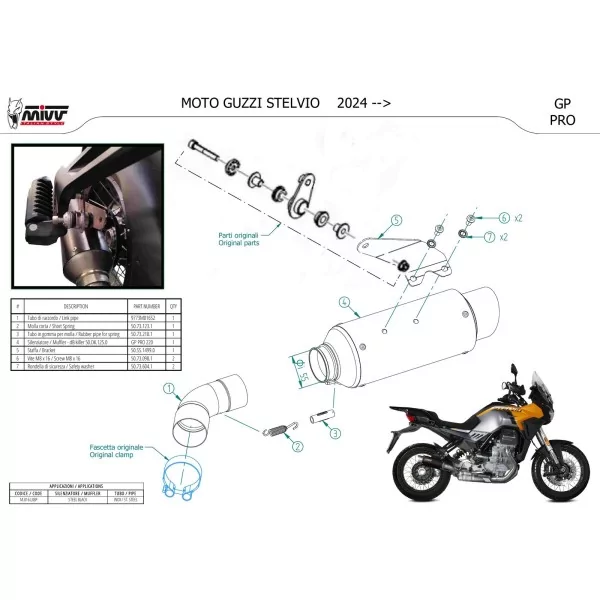Mivv GPpro Negro Moto Guzzi STELVIO