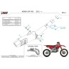 Mivv STR1 Inox Honda CRF 450 R M.HO.034.SXC