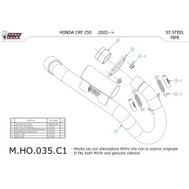 Mivv Colector Racing Honda CRF 250 R M.HO.035.C1