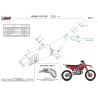 Mivv STR1 Titane Honda CRF 450 R M.HO.034.S4C
