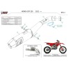 Mivv STR1 Inox Honda CRF 250 R M.HO.035.SXC