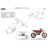 Mivv STR1 Titanio Honda CRF 250 R M.HO.035.S4C