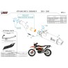 Mivv STR1 Noir Ktm 690 ENDURO R M.KT.031.LXBC + ACC.041.A1