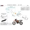 Mivv STR1 Schwarz Ktm 690 ENDURO R M.KT.031.LXBC + ACC.041.A1