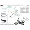 Mivv STR1 Stainless Steel Husqvarna 701 ENDURO / SUPERMOTO M.HU.010.LXC + ACC.041.A1