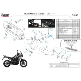 Mivv SUONO Nero Moto Morini X-CAPE MM.001.L9
