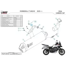 Mivv OVAL Noir fond carbone Morbidelli T1002VX MO.001.LVC