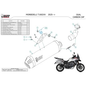 Mivv OVAL Nero fondello carbonio Morbidelli T1002VX MO.001.LVC