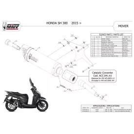Mivv Mover Honda SH 300