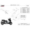 Mivv MOVER Noir Honda FORZA 300 MV.HO.0002.LV + ACC.041.A1