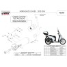 Mivv Echappement Sport Complet Noir Honda SH 125 MV.HO.0003.LV + ACC.033.A1