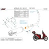 Mivv Echappement Sport Complet Noir Honda SH 125 MV.HO.0005.LV + ACC.041.A1