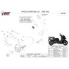 Mivv Escape Deportivo Completo Negro Kymco DOWNTOWN 125 MV.KY.0002.LV + ACC.033.A1
