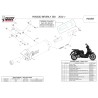 Mivv MOVER Nero Piaggio BEVERLY 300 MV.PG.0001.LV + ACC.044.A1