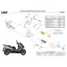 Mivv MOVER Schwarz Kymco DOWNTOWN 350 MV.KY.0004.LV + ACC.042.A1