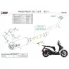 Mivv Echappement Sport Complet Noir Piaggio MEDLEY 150 S MV.PG.0010.LV + ACC.044.A1