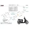 Mivv Komplette Sport-Auspuffanlage Schwarz Piaggio LIBERTY 125