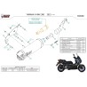 Mivv MOVER Black Yamaha X-MAX 300 MV.YA.0006.LV + ACC.044.A1