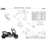 Mivv MOVER Noir Yamaha X-MAX 400 MV.YA.0005.LV + ACC.044.A1
