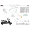 Mivv MOVER Negro Yamaha X-MAX 400 MV.YA.0005.LV + ACC.044.A1