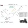 Mivv MOVER Nero Yamaha TRICITY 300 MV.YA.0008.LV + ACC.044.A1