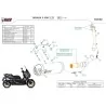 Mivv Sport Exhaust Full System Black Yamaha X-MAX 125