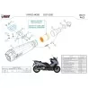 Mivv DELTA RACE Stainless Steel Kymco AK550