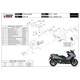 Mivv Oval Kymco AK 550