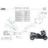 Mivv Echappement Sport Complet Inox Kymco AK550 O.009.SDRB