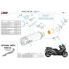 Mivv SR-1 Noir Kymco AK550 O.011.LR1XB + ACC.045.A1