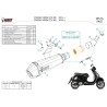 Mivv DELTA RACE Schwarz Piaggio VESPA GTS 300 P.009.LDRB + ACC.041.A1