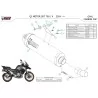 Mivv OVAL Black carbon end cap QJ Motor SRT 700 / X QJ.001.LVC
