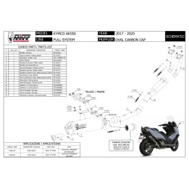 Mivv Oval Kymco AK 550 O.009.LVC - ACC.045.A1