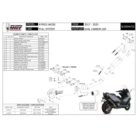 Mivv Oval Kymco AK 550