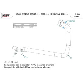 Mivv Tube Décata Royal Enfield HIMALAYAN RE.001.C1