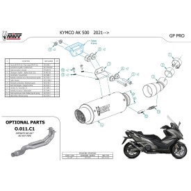 Mivv GPpro Nero Kymco AK550 O.011.SXBP
