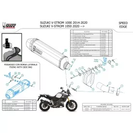 Mivv Speed Edge Suzuki DL V-Strom 1000