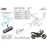 Mivv OVAL Negro fondo carbono Suzuki V-STROM 1000 S.042.LVC
