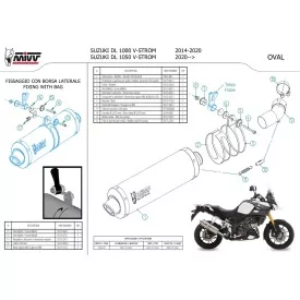 Mivv Oval Suzuki DL V-Strom 1000