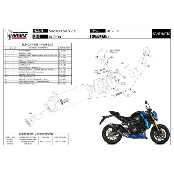Mivv GP Suzuki GSX-S 750