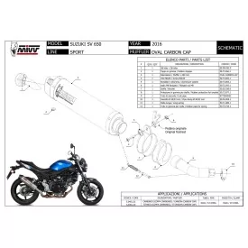 Mivv Oval Suzuki SV 650