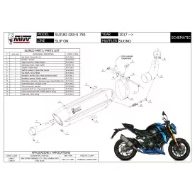 Mivv Suono Suzuki GSX-S 750