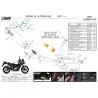 Mivv Escape Deportivo Completo Carbono fondo carbono Suzuki V-STROM 650