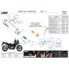 Mivv Scarico Sportivo Completo Nero Suzuki V-STROM 650 S.049.LRB + ACC.046.A1