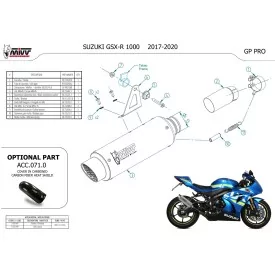 Mivv GP PRO Suzuki Gsx-r 1000
