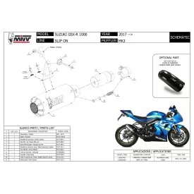 Mivv M3 Suzuki GSX-R 1000