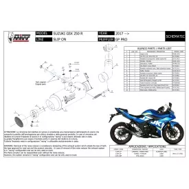 Mivv GPpro Black Suzuki GSX 250 R S.054.LXBP