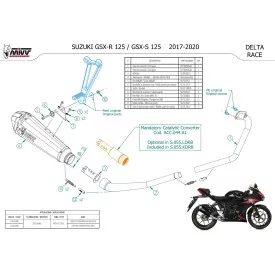 Mivv Delta Race Suzuki GSX-R 125